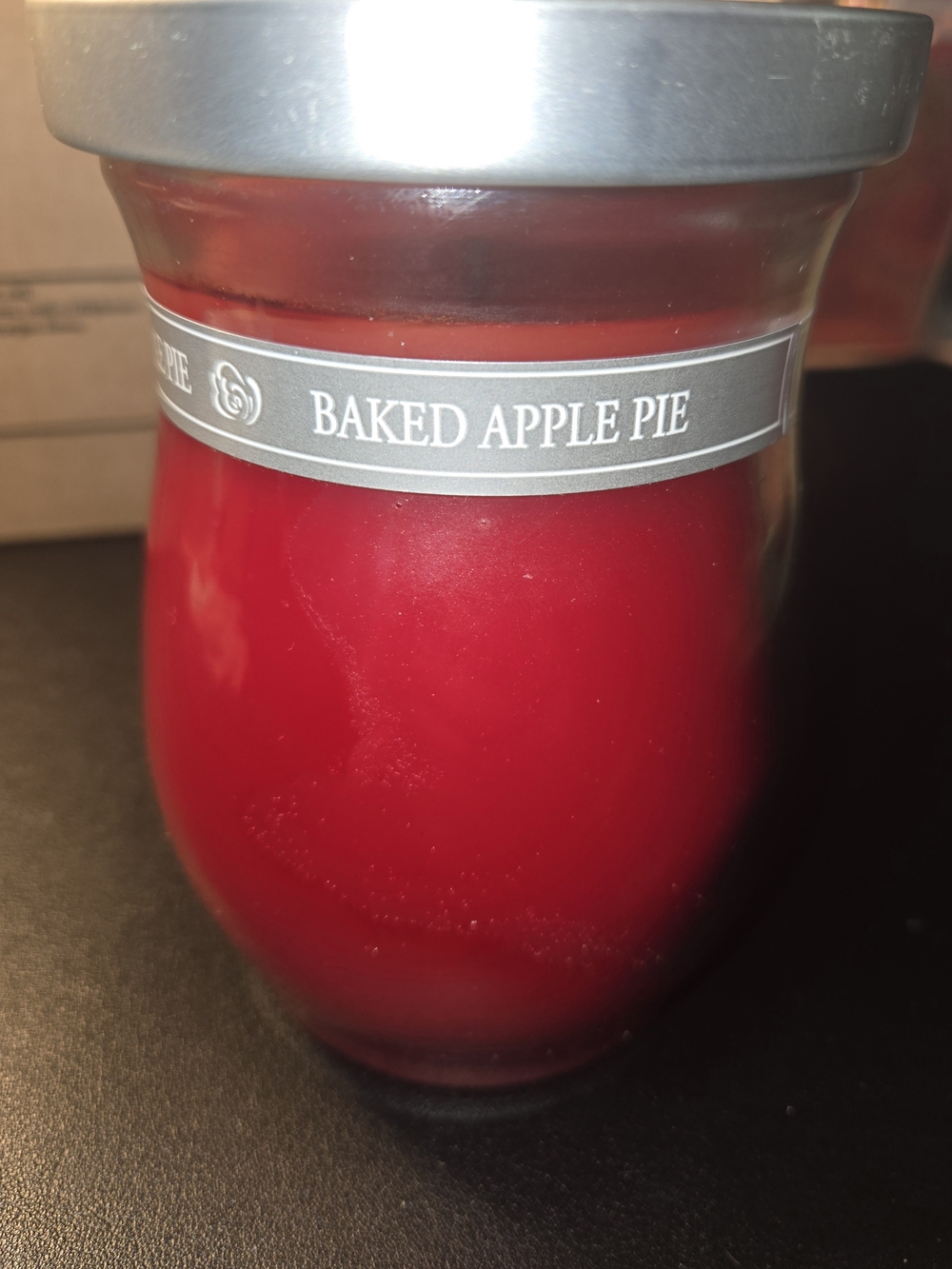 Baked Apple Pie Red Jar Candle